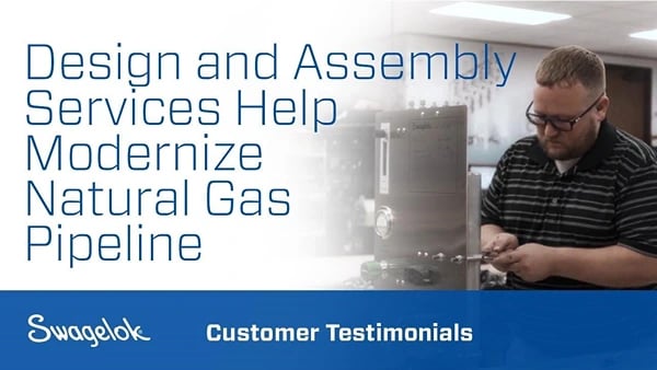 assemblies helps natural gas pipeline