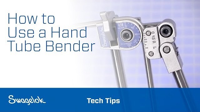 Hand tube bender video